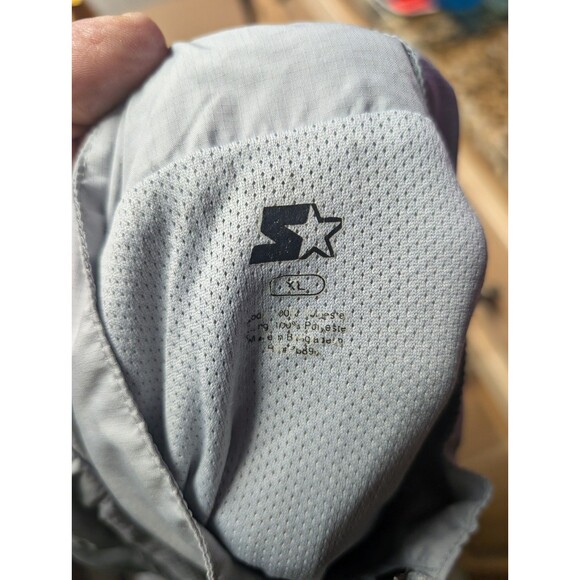 Vintage Starter Jacket Adult XL Grey Long Sleeve Full Zip Up 90s Men’s - Picture 3 of 3